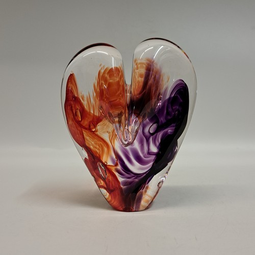 DG-115 Heart Purple & Red $110 at Hunter Wolff Gallery